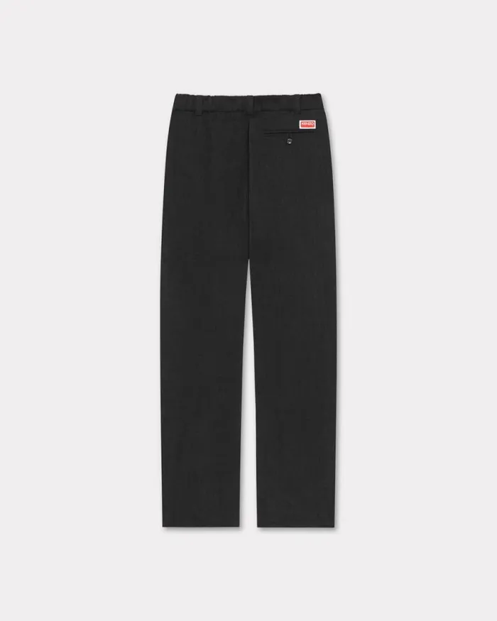 Women Tailored Elasticated Pants Black Kenzo Pants And Shorts