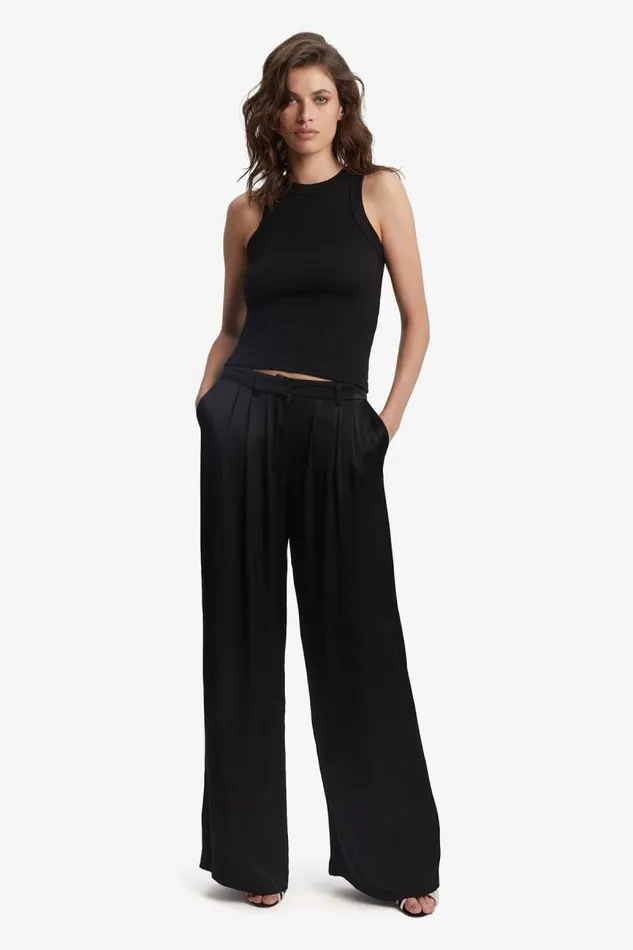 Women Tanks and Camis Bardot Hennesy Tank Top In Black Black Women Tanks and Camis Bardot Hennesy Tank Top In Black Black