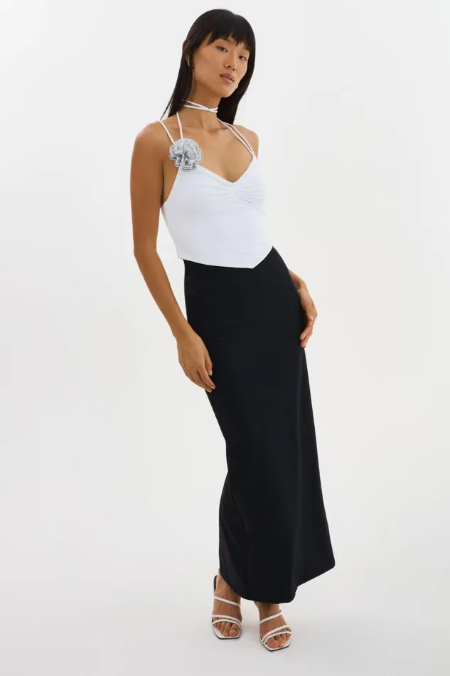 Women TAYANA Handkerchief Top White LAMARQUE Tops Women TAYANA Handkerchief Top White LAMARQUE Tops