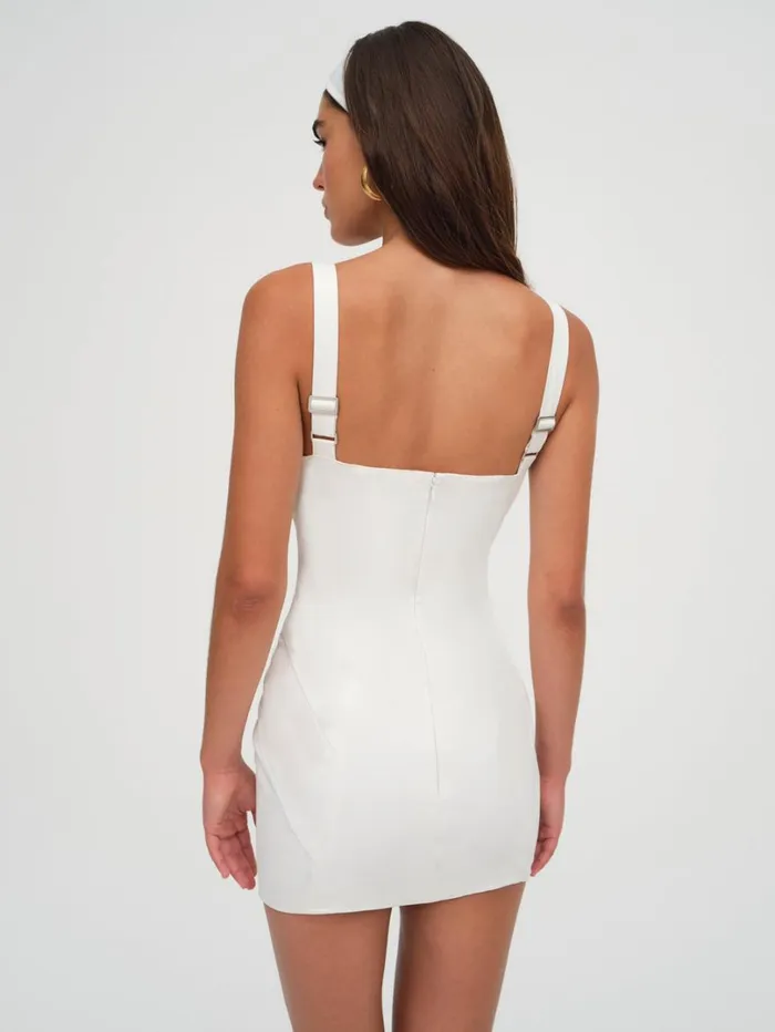 Women Tilly Denim Mini Dress White For Love and Lemons Dresses Women Tilly Denim Mini Dress White For Love and Lemons Dresses
