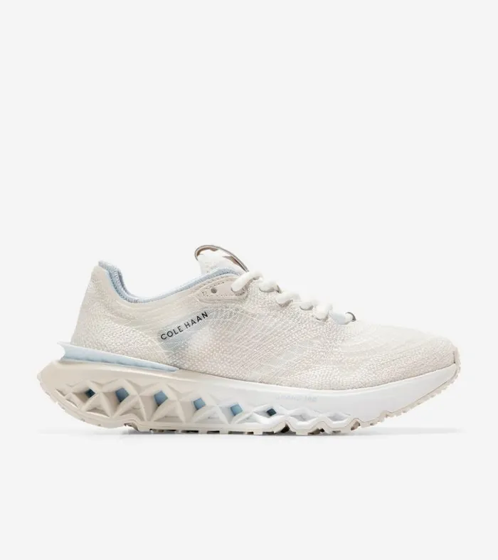 Women Women039s 5ZERGRAND Embrostitch Running Shoe White Cole Haan Sneakers