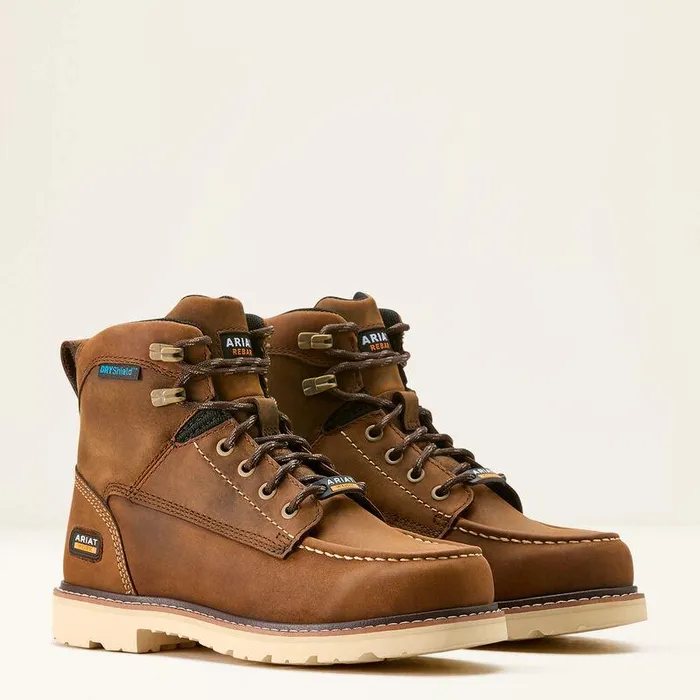 Women Work Boots and Shoes Ariat Rebar Lift Waterproof Work Boot Distressed Brown Women Work Boots and Shoes Ariat Rebar Lift Waterproof Work Boot Distressed Brown