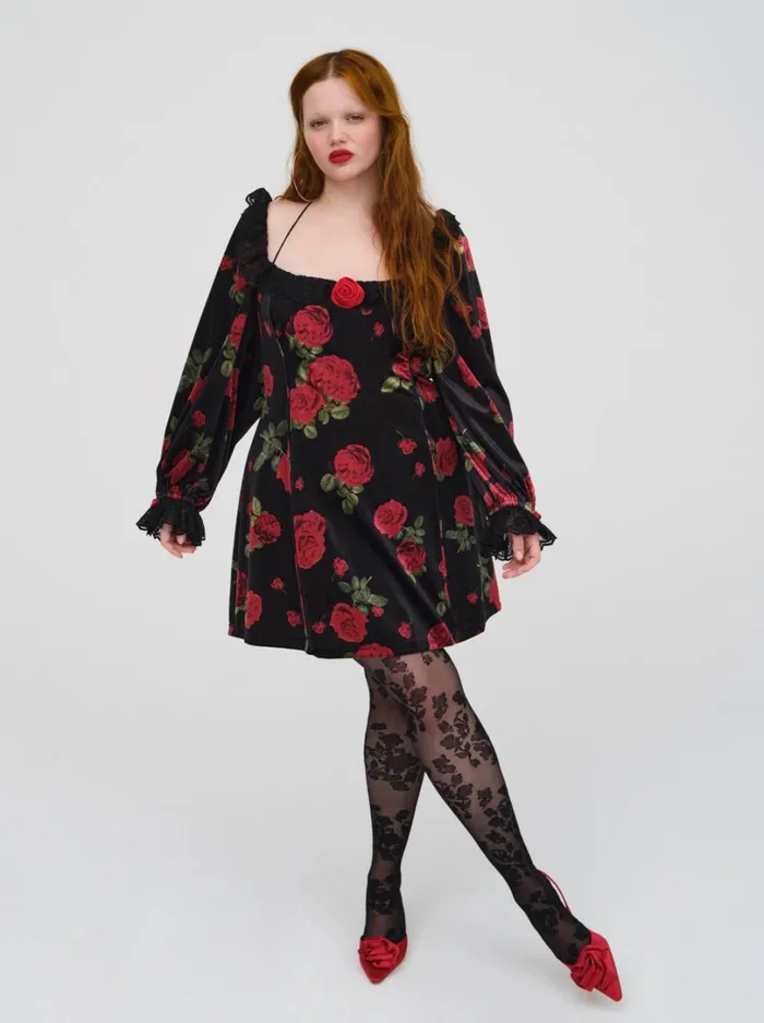 Women Yara Mini Dress Black For Love and Lemons Dresses