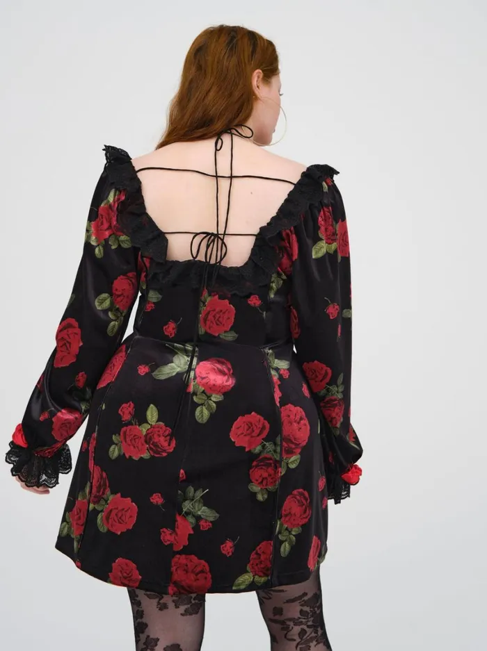 Women Yara Mini Dress Black For Love and Lemons Dresses