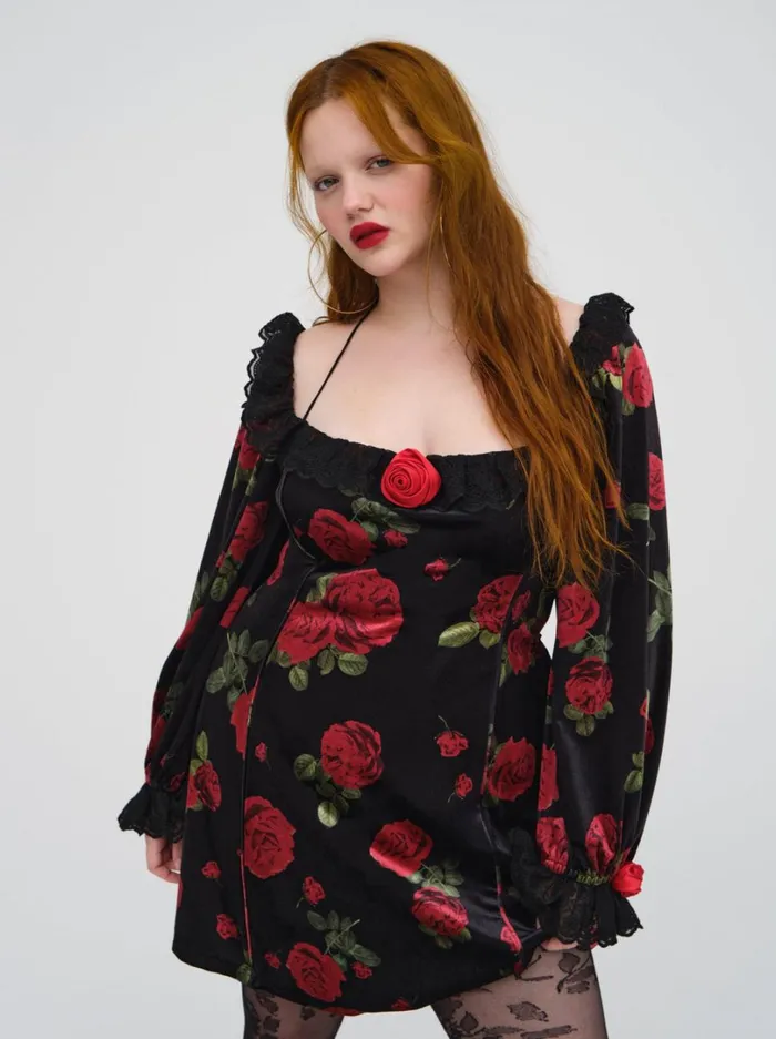 Women Yara Mini Dress Black For Love and Lemons Dresses