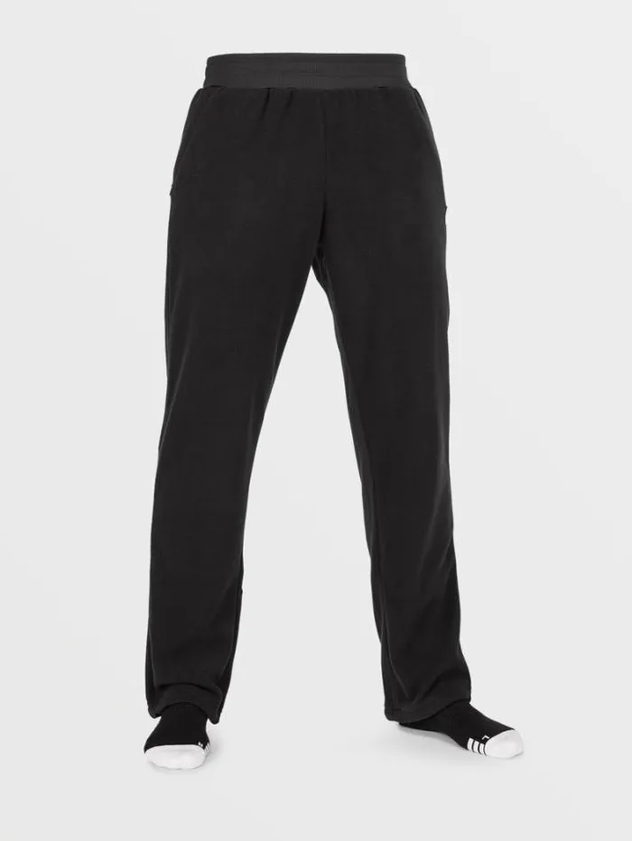 Womens Layering Volcom Polar Fleece Pants 8211 Black