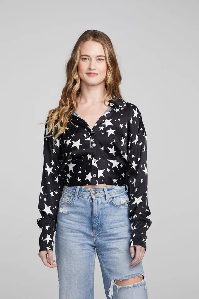 Womens Loungewear Chaser Brand Agnes Walk Of Fame Blouse