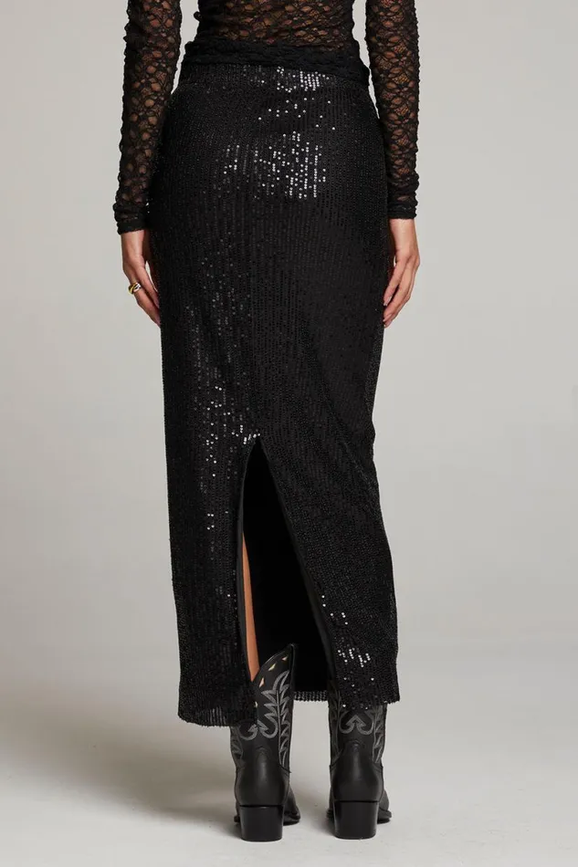 Womens Loungewear Chaser Brand Amber Licorice Midi Skirt