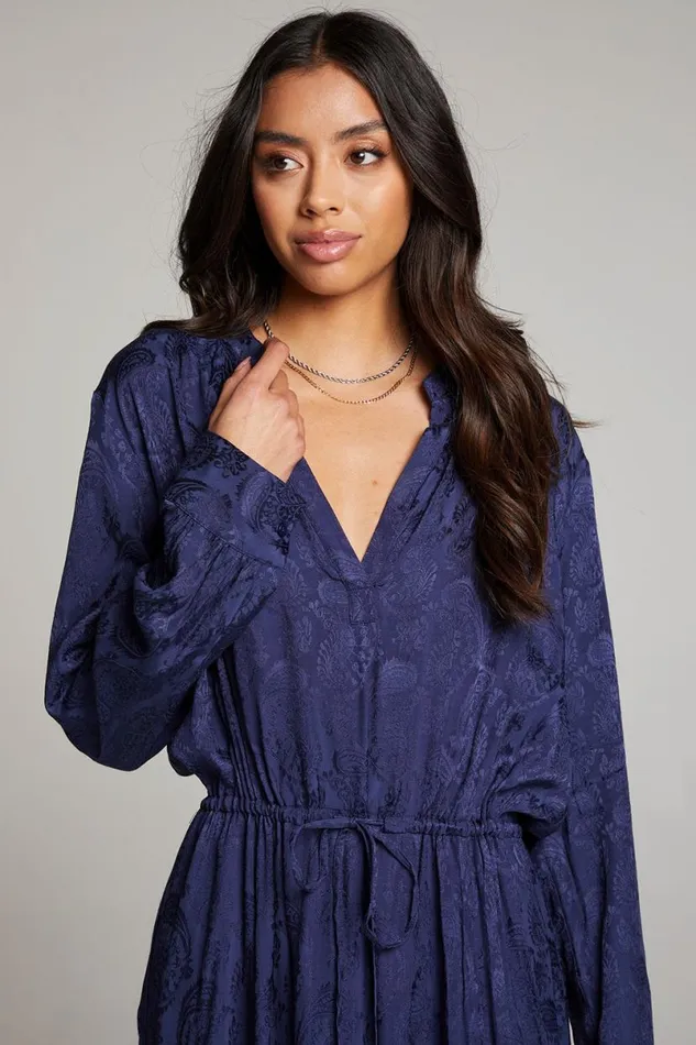 Womens Loungewear Chaser Brand Denverr Sapphire Maxi Dress