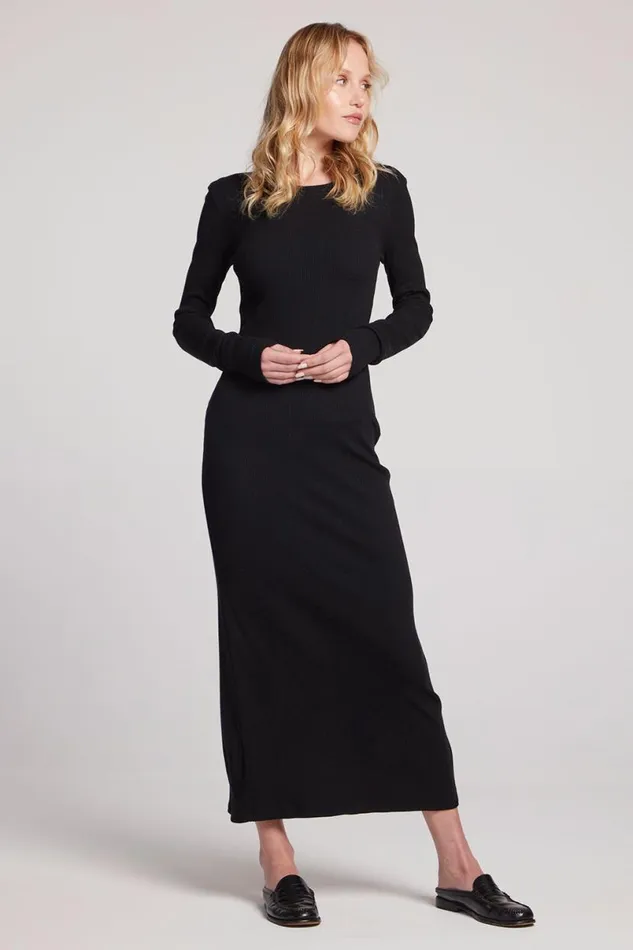 Womens Loungewear Chaser Brand Luna Licorice Maxi Dress