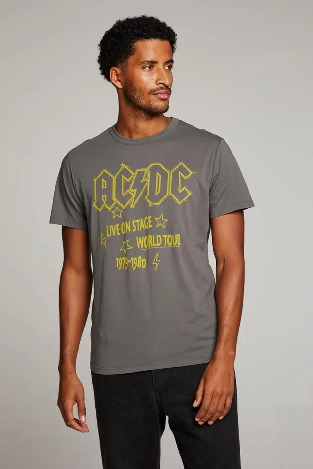 WomensMens Music Chaser Brand ACDC Live On Stage Mens Tee