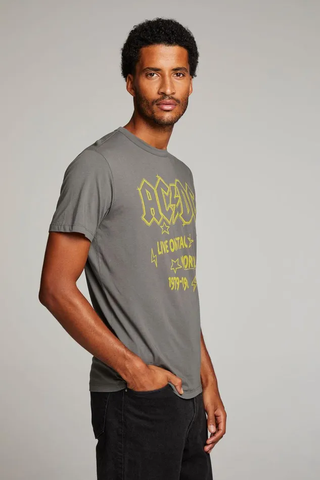 WomensMens Music Chaser Brand ACDC Live On Stage Mens Tee