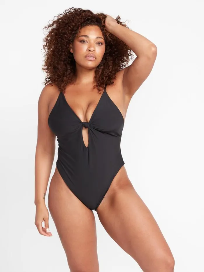 Womens OnePieces Volcom Simply Seamless One Piece 8211 Black