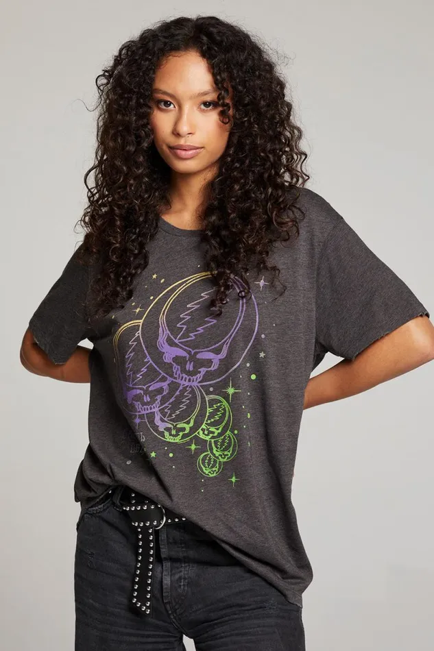 Womens Tops Chaser Brand Grateful Dead Stealies In Space Tee