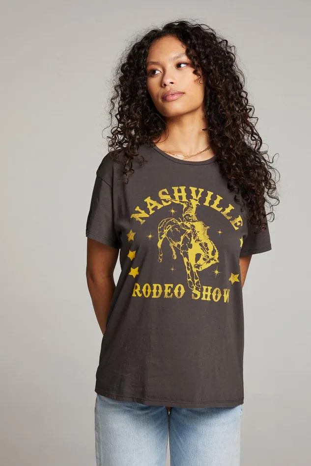 Womens Tops Chaser Brand Nashville Rodeo Tee