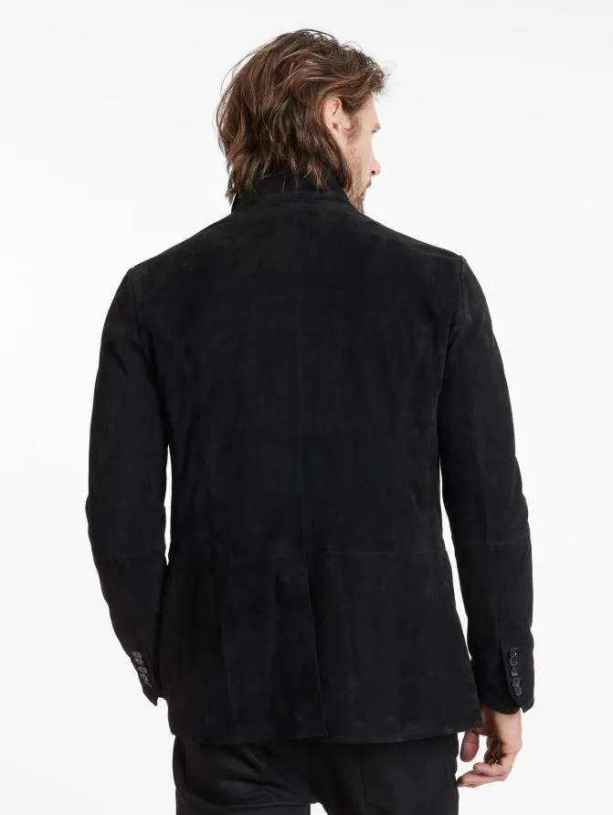 WOODWARD MULTIBUTTON JACKET Black Clothing John Varvatos Leather Jackets