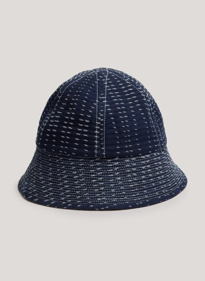YMC Gilligan Hat Indigo Mens Hats