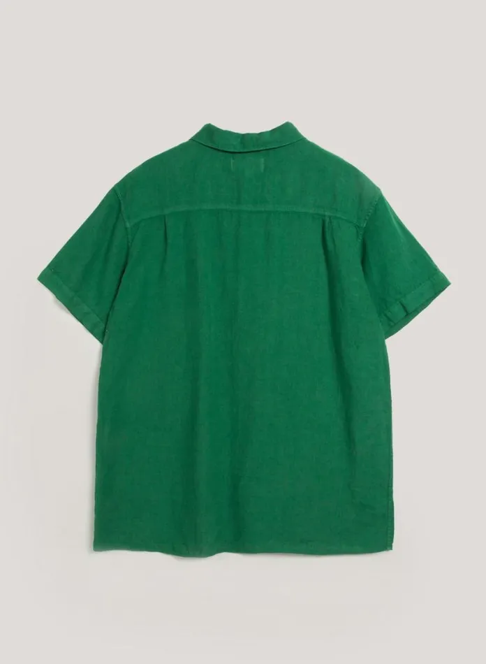 YMC Malick Shirt Green Mens Shirts