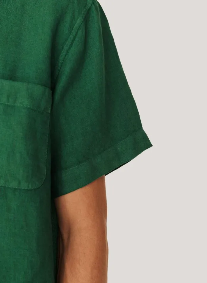 YMC Malick Shirt Green Mens Shirts