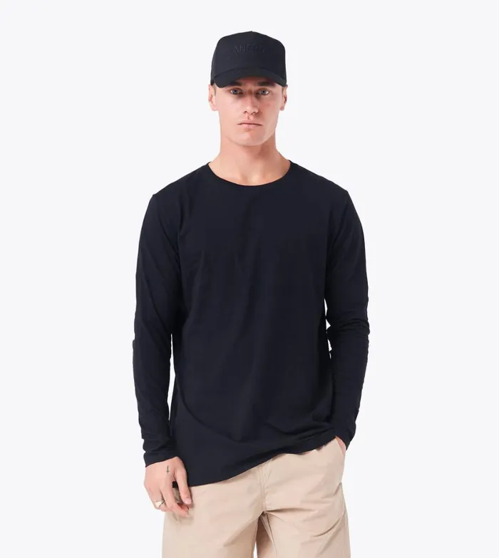 Zanerobe Tees and Tanks Men Flintlock LS Tee Black