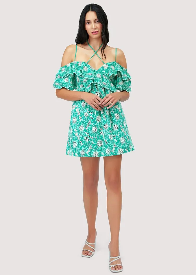 Zenith Mini Dress Green Women Lost Wander Dresses